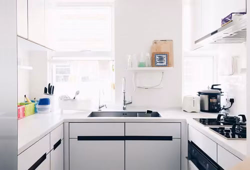 A Cleaned Kitchen.