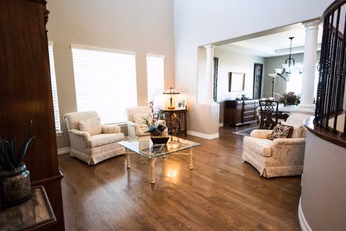 A Sparkle Living Room.